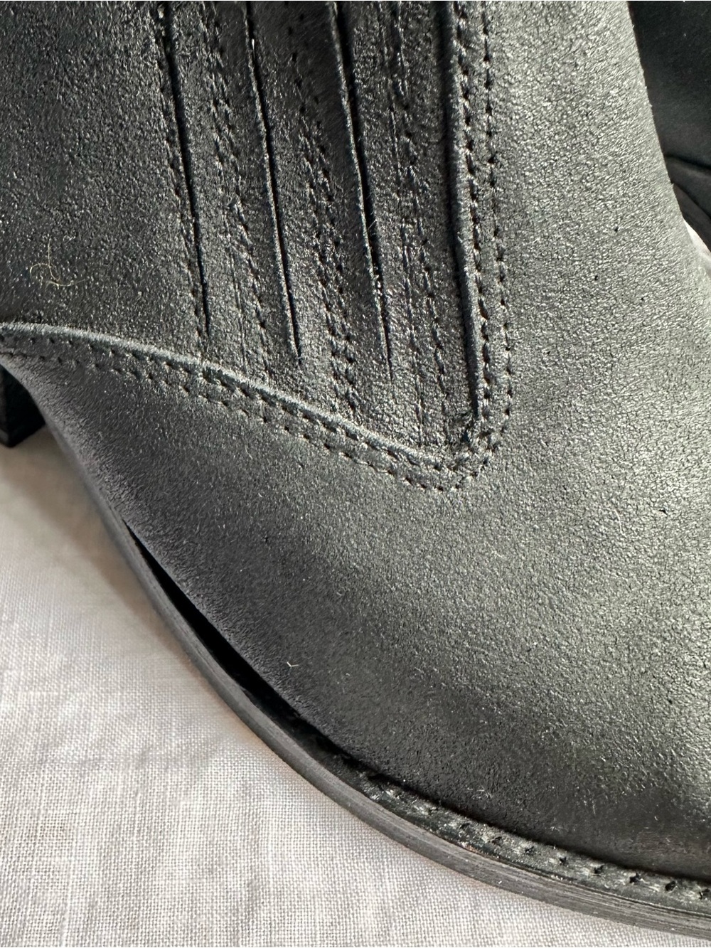 Jeffrey Campbell Western Y2K Ankle Boot, Black Sz - Picture 4 of 10